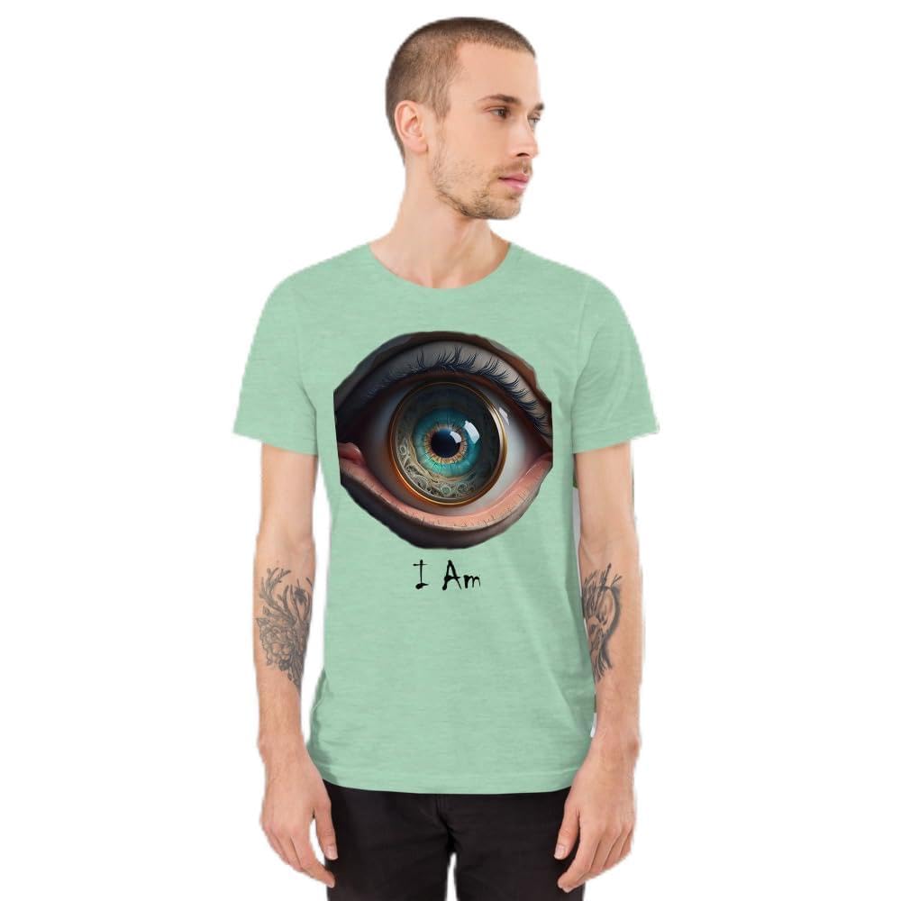 Unisex Eye I Am Creepy Scary Weird Eyeball Body Intimidating Eery Short Sleeve Graphic Funny Adult Men Women Casual Trendy