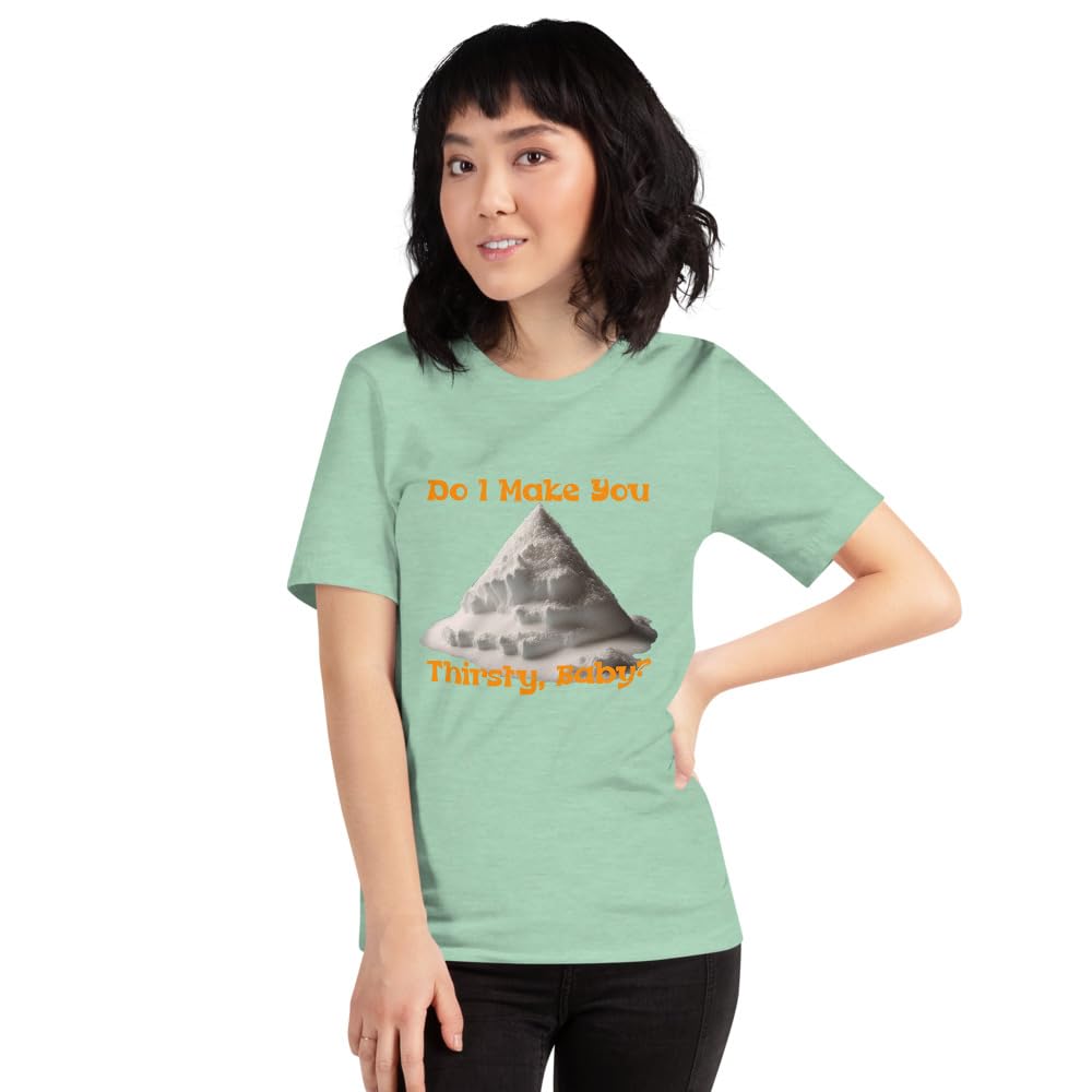 Unisex Salt Sugar Thirsty Graphic T-Shirt Funny Baby Adult Short Sleeve Casual Trendy