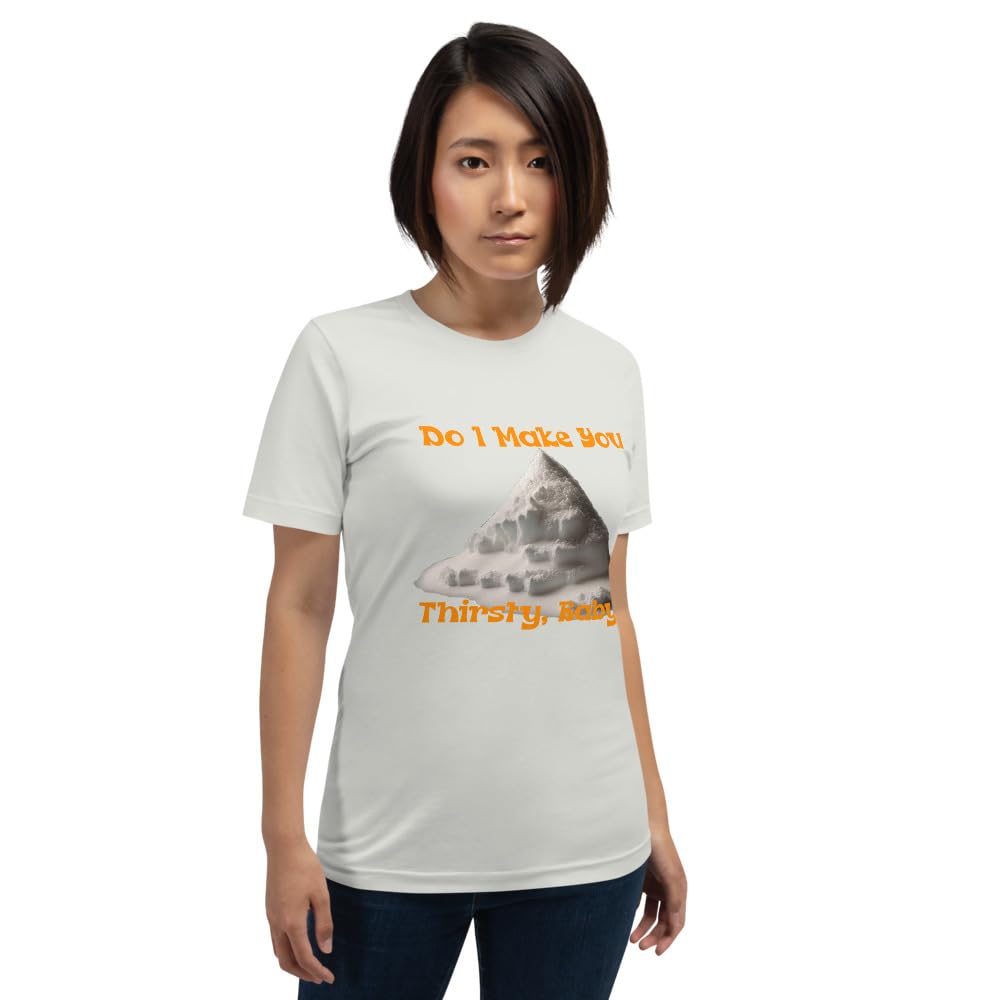Unisex Salt Sugar Thirsty Graphic T-Shirt Funny Baby Adult Short Sleeve Casual Trendy