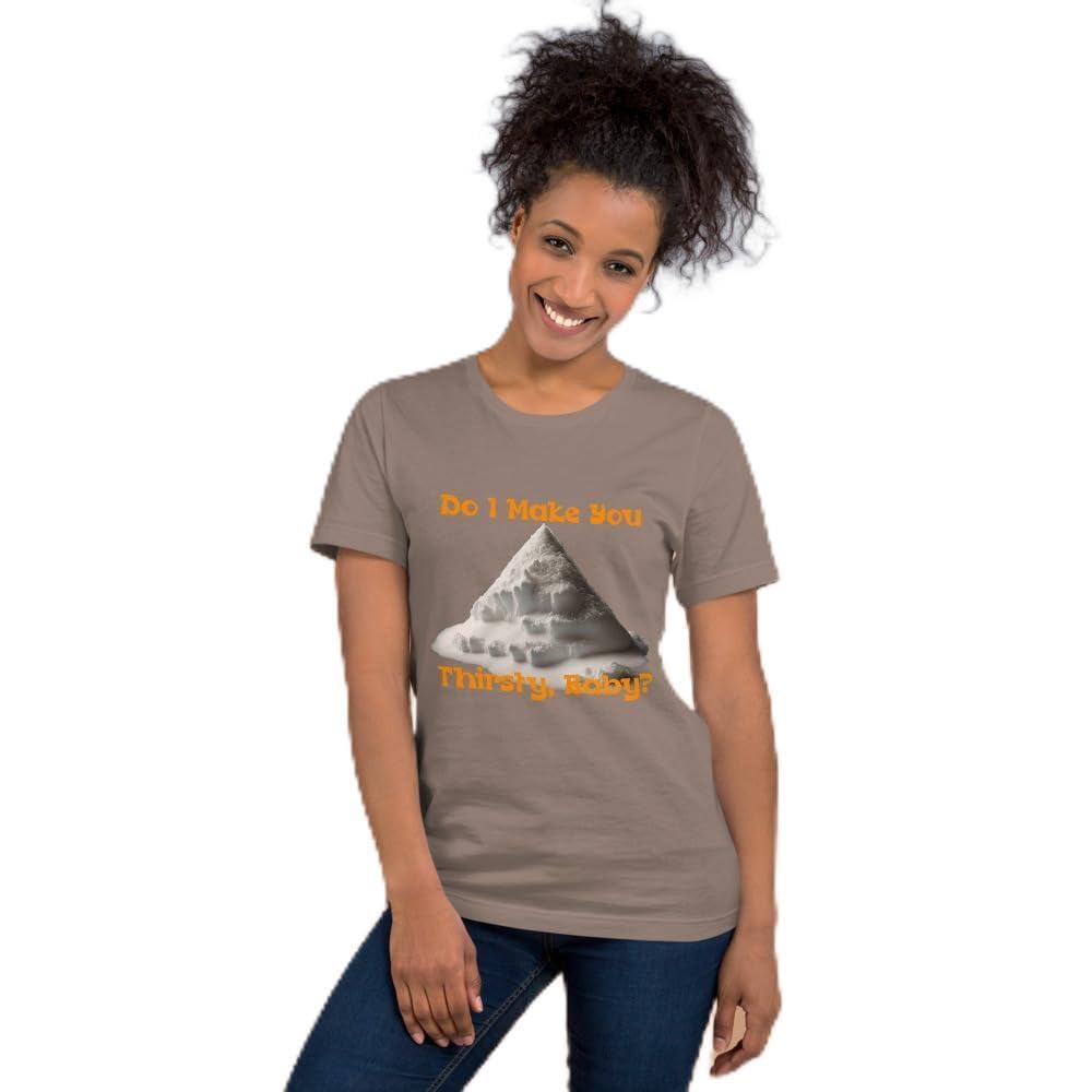 Unisex Salt Sugar Thirsty Graphic T-Shirt Funny Baby Adult Short Sleeve Casual Trendy