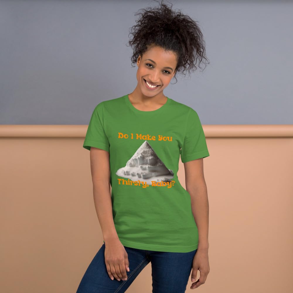 Unisex Salt Sugar Thirsty Graphic T-Shirt Funny Baby Adult Short Sleeve Casual Trendy