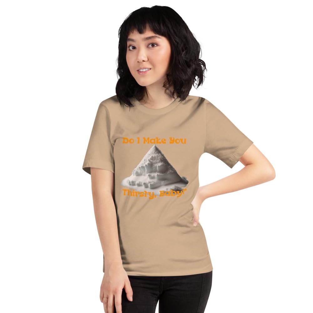 Unisex Salt Sugar Thirsty Graphic T-Shirt Funny Baby Adult Short Sleeve Casual Trendy