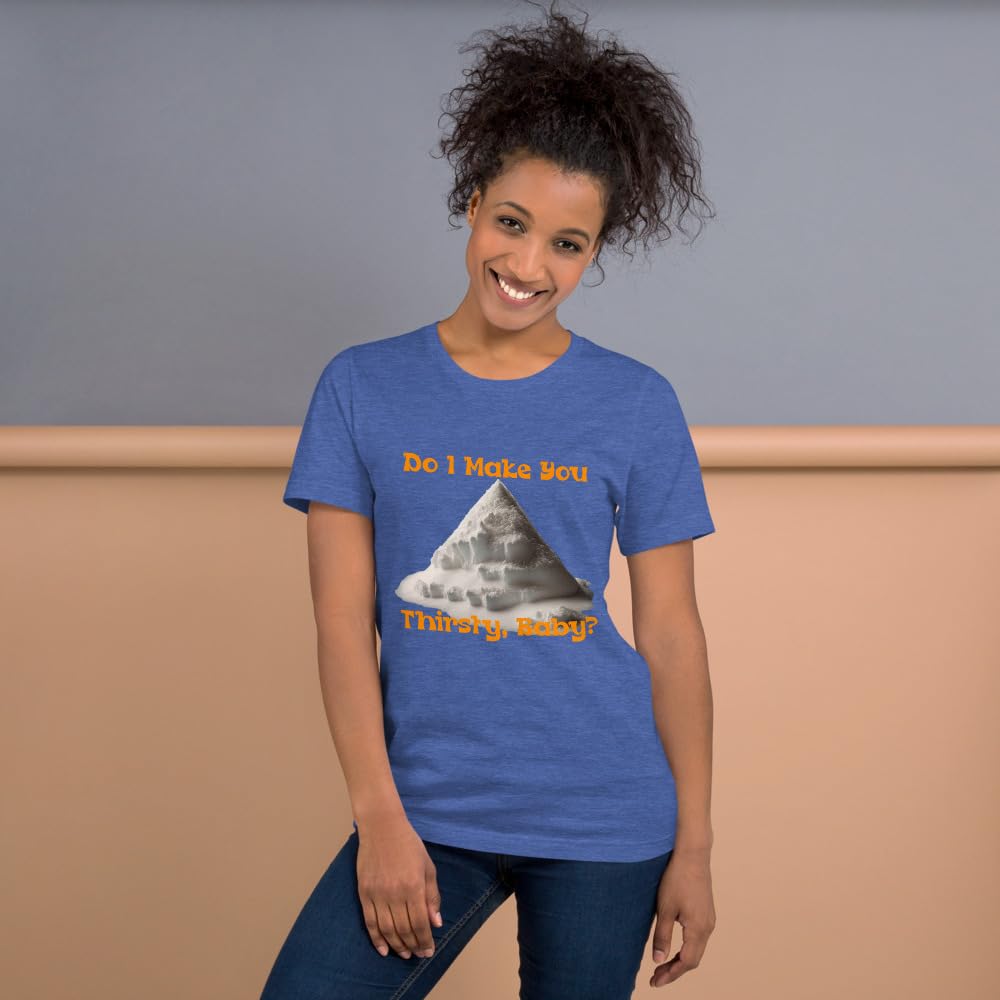 Unisex Salt Sugar Thirsty Graphic T-Shirt Funny Baby Adult Short Sleeve Casual Trendy