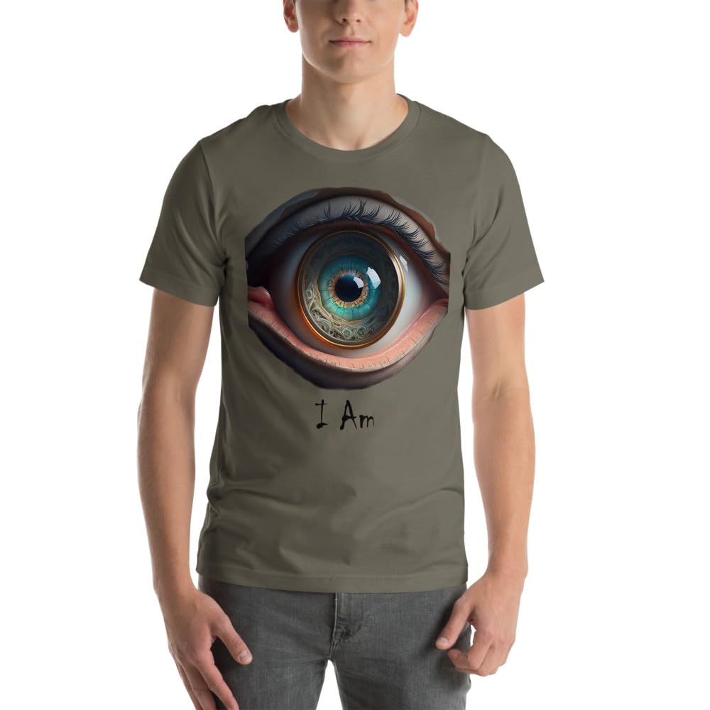 Unisex Eye I Am Creepy Scary Weird Eyeball Body Intimidating Eery Short Sleeve Graphic Funny Adult Men Women Casual Trendy