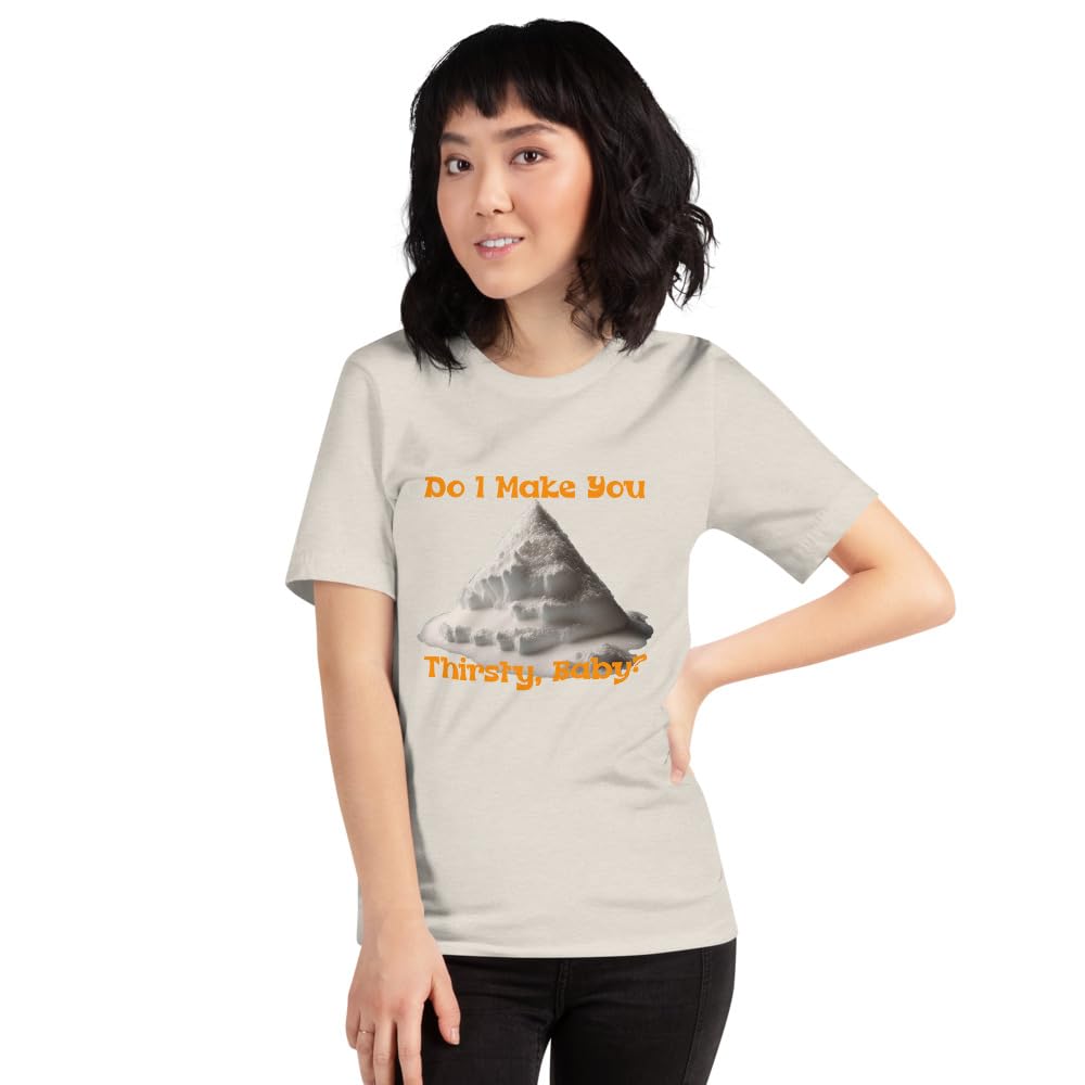 Unisex Salt Sugar Thirsty Graphic T-Shirt Funny Baby Adult Short Sleeve Casual Trendy