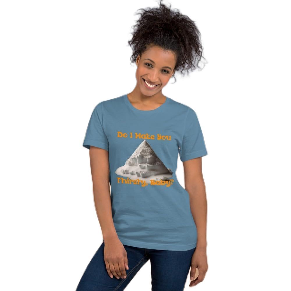 Unisex Salt Sugar Thirsty Graphic T-Shirt Funny Baby Adult Short Sleeve Casual Trendy