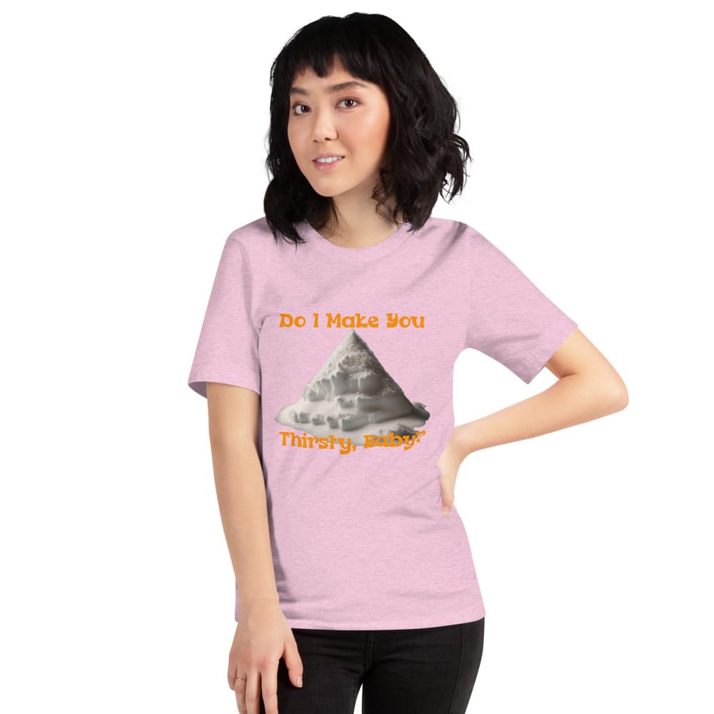 Unisex Salt Sugar Thirsty Graphic T-Shirt Funny Baby Adult Short Sleeve Casual Trendy