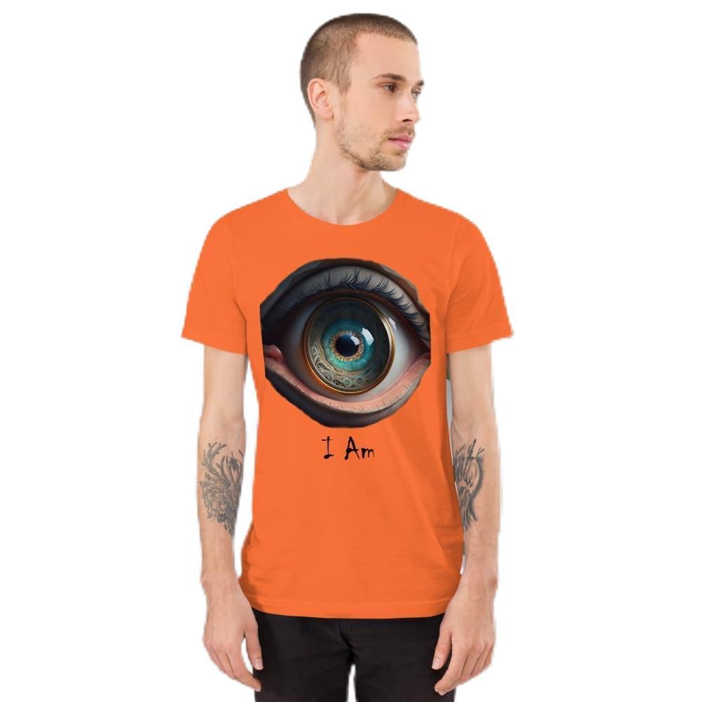 Unisex Eye I Am Creepy Scary Weird Eyeball Body Intimidating Eery Short Sleeve Graphic Funny Adult Men Women Casual Trendy
