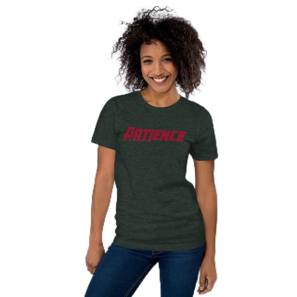 Unisex Patience No Patience Racing First Place Second Place Car Indy T-Shirt Short Sleeve Graphic Funny Adult Casual Trendy