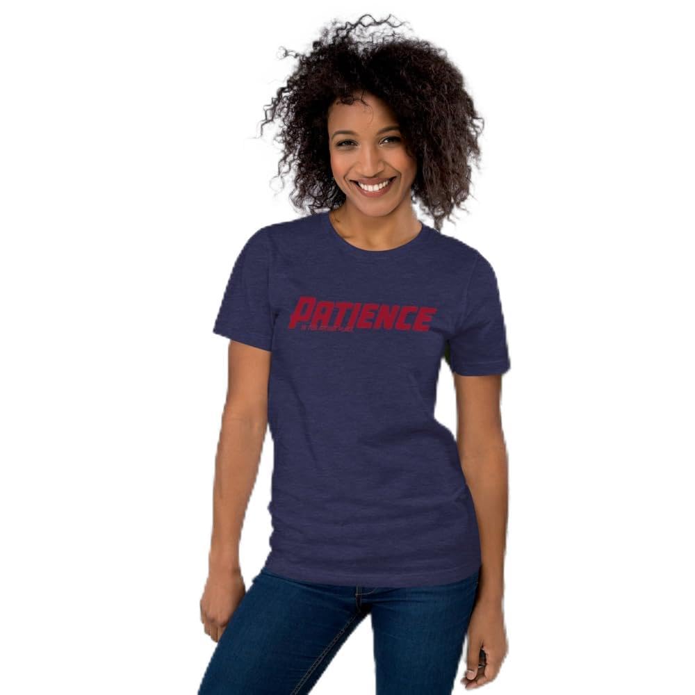 Unisex Patience No Patience Racing First Place Second Place Car Indy T-Shirt Short Sleeve Graphic Funny Adult Casual Trendy
