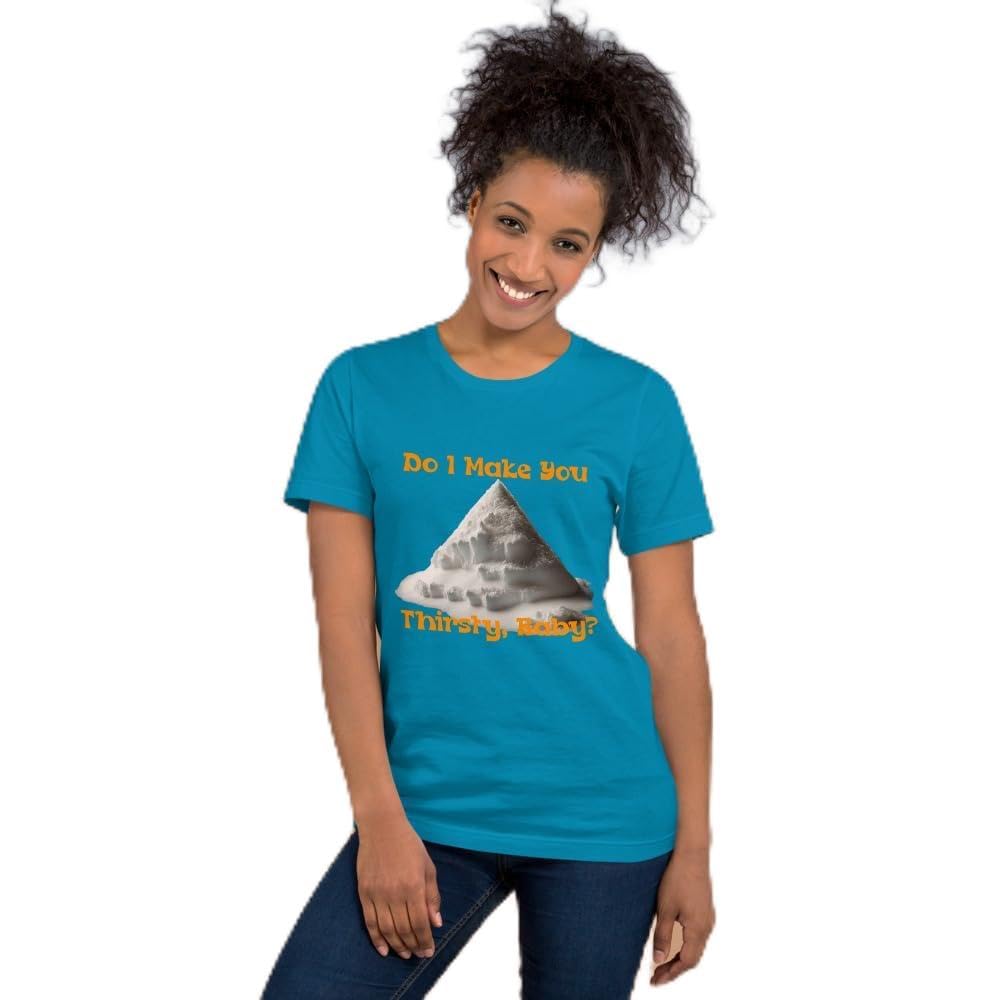 Unisex Salt Sugar Thirsty Graphic T-Shirt Funny Baby Adult Short Sleeve Casual Trendy