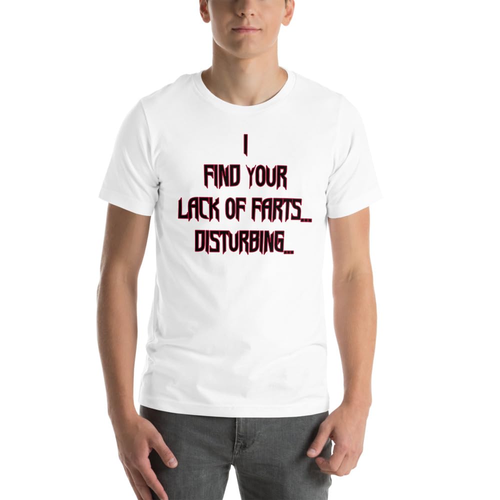 Unisex Disturbing Farts Graphic T-Shirt Funny Adult Short Sleeve Casual Jersey Trendy
