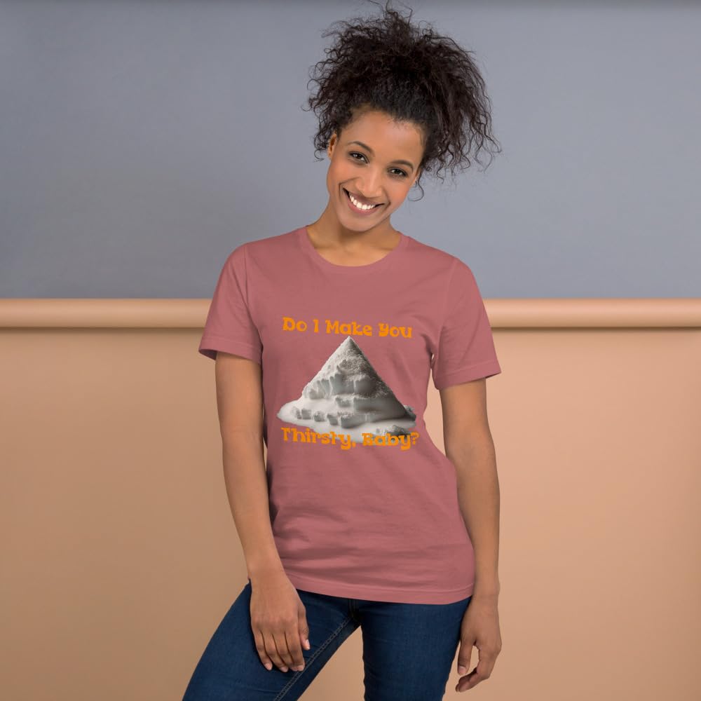 Unisex Salt Sugar Thirsty Graphic T-Shirt Funny Baby Adult Short Sleeve Casual Trendy