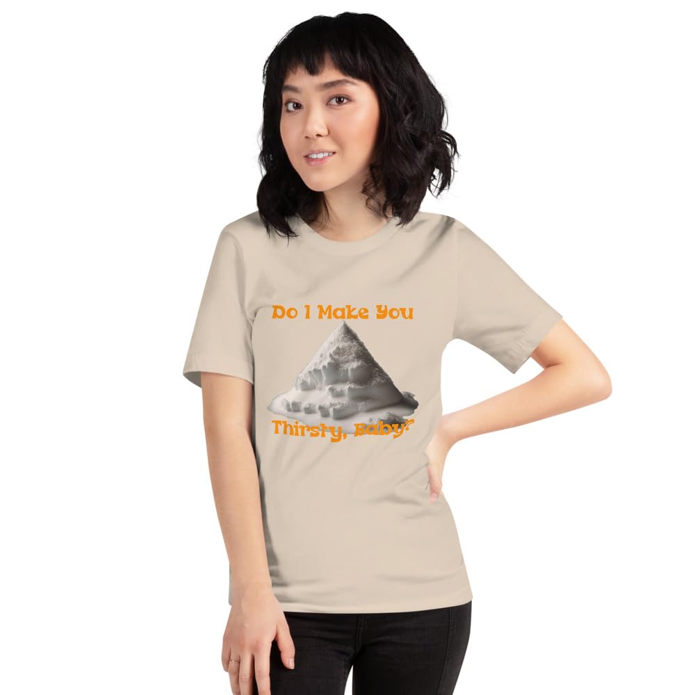 Unisex Salt Sugar Thirsty Graphic T-Shirt Funny Baby Adult Short Sleeve Casual Trendy