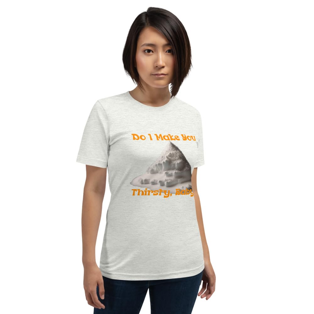 Unisex Salt Sugar Thirsty Graphic T-Shirt Funny Baby Adult Short Sleeve Casual Trendy