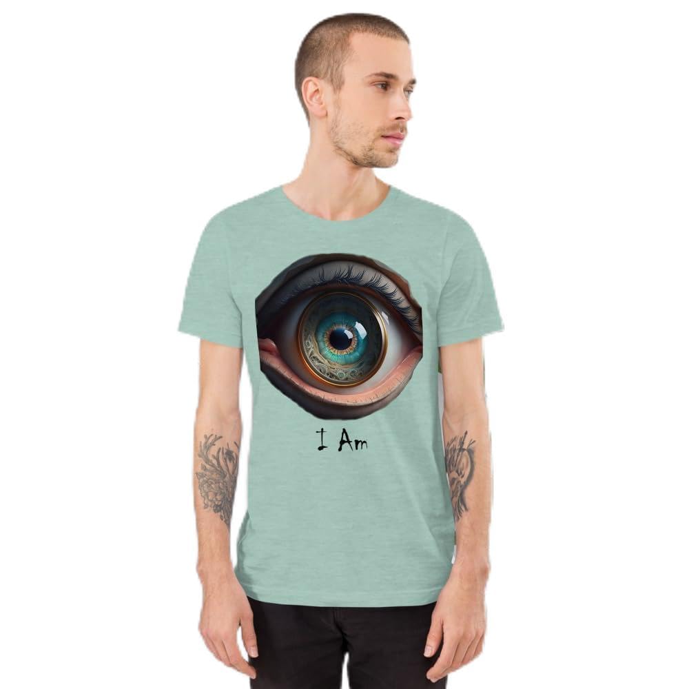 Unisex Eye I Am Creepy Scary Weird Eyeball Body Intimidating Eery Short Sleeve Graphic Funny Adult Men Women Casual Trendy