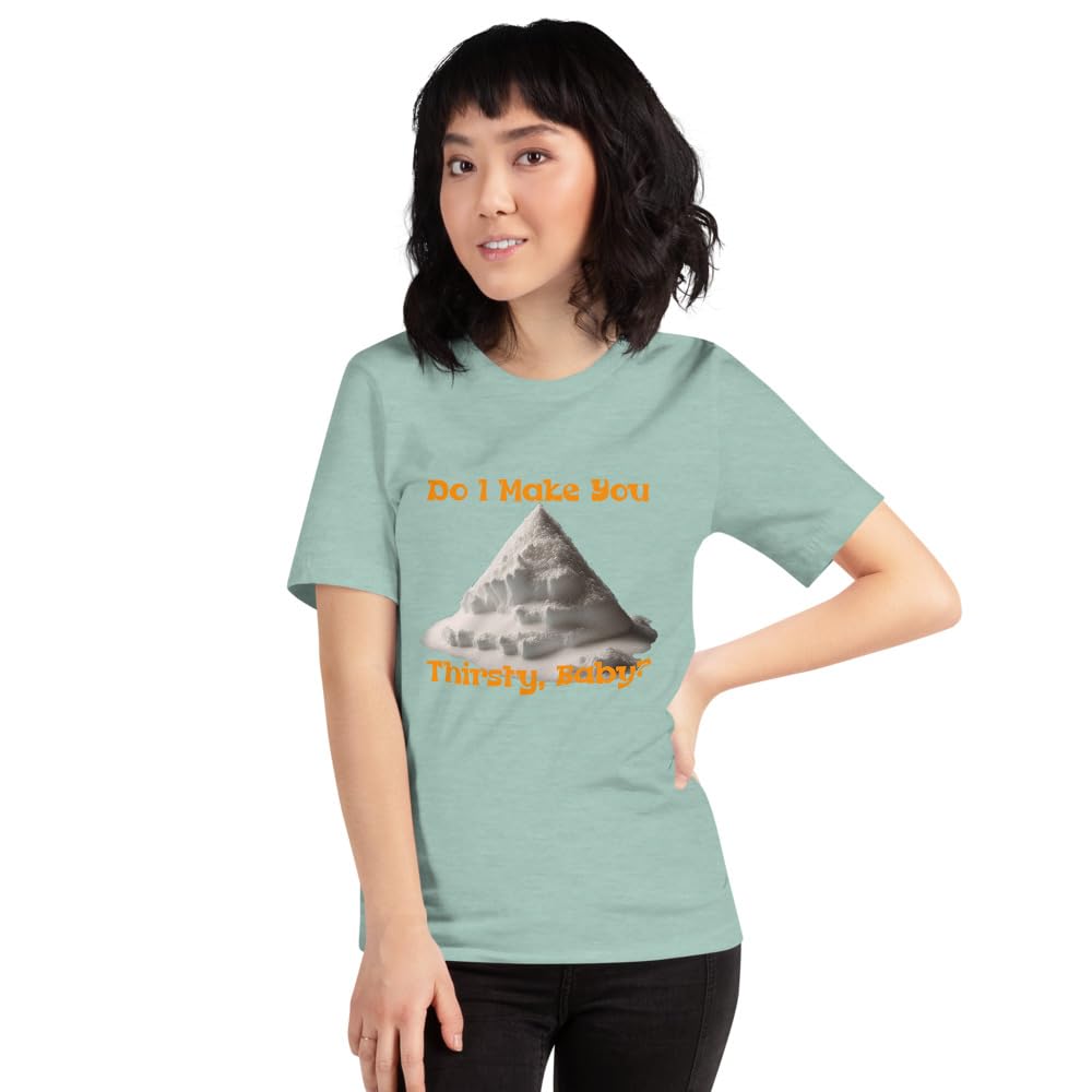 Unisex Salt Sugar Thirsty Graphic T-Shirt Funny Baby Adult Short Sleeve Casual Trendy
