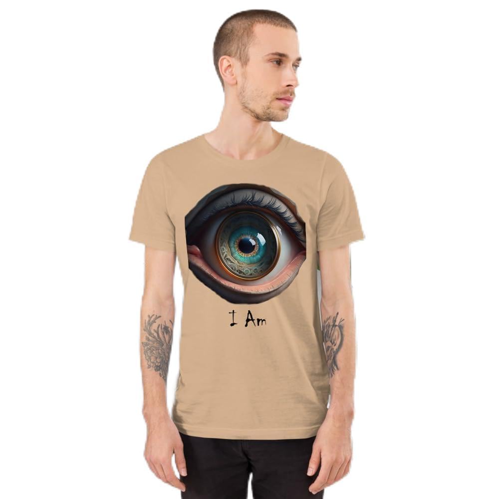 Unisex Eye I Am Creepy Scary Weird Eyeball Body Intimidating Eery Short Sleeve Graphic Funny Adult Men Women Casual Trendy
