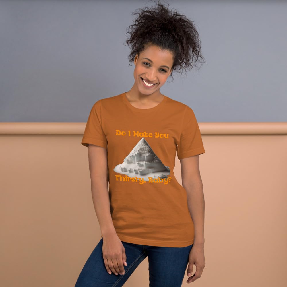 Unisex Salt Sugar Thirsty Graphic T-Shirt Funny Baby Adult Short Sleeve Casual Trendy