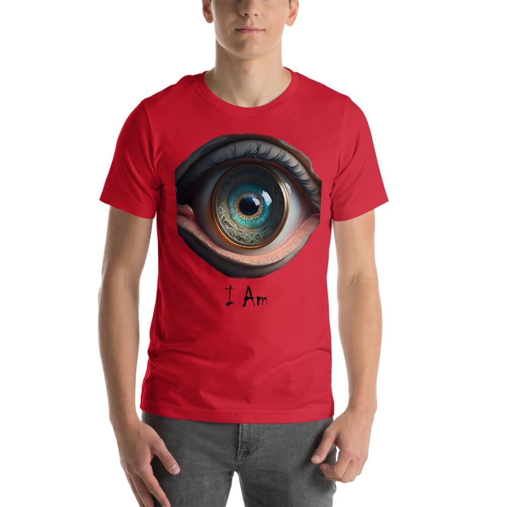 Unisex Eye I Am Creepy Scary Weird Eyeball Body Intimidating Eery Short Sleeve Graphic Funny Adult Men Women Casual Trendy