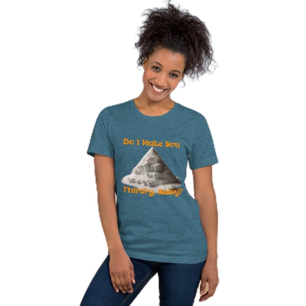 Unisex Salt Sugar Thirsty Graphic T-Shirt Funny Baby Adult Short Sleeve Casual Trendy