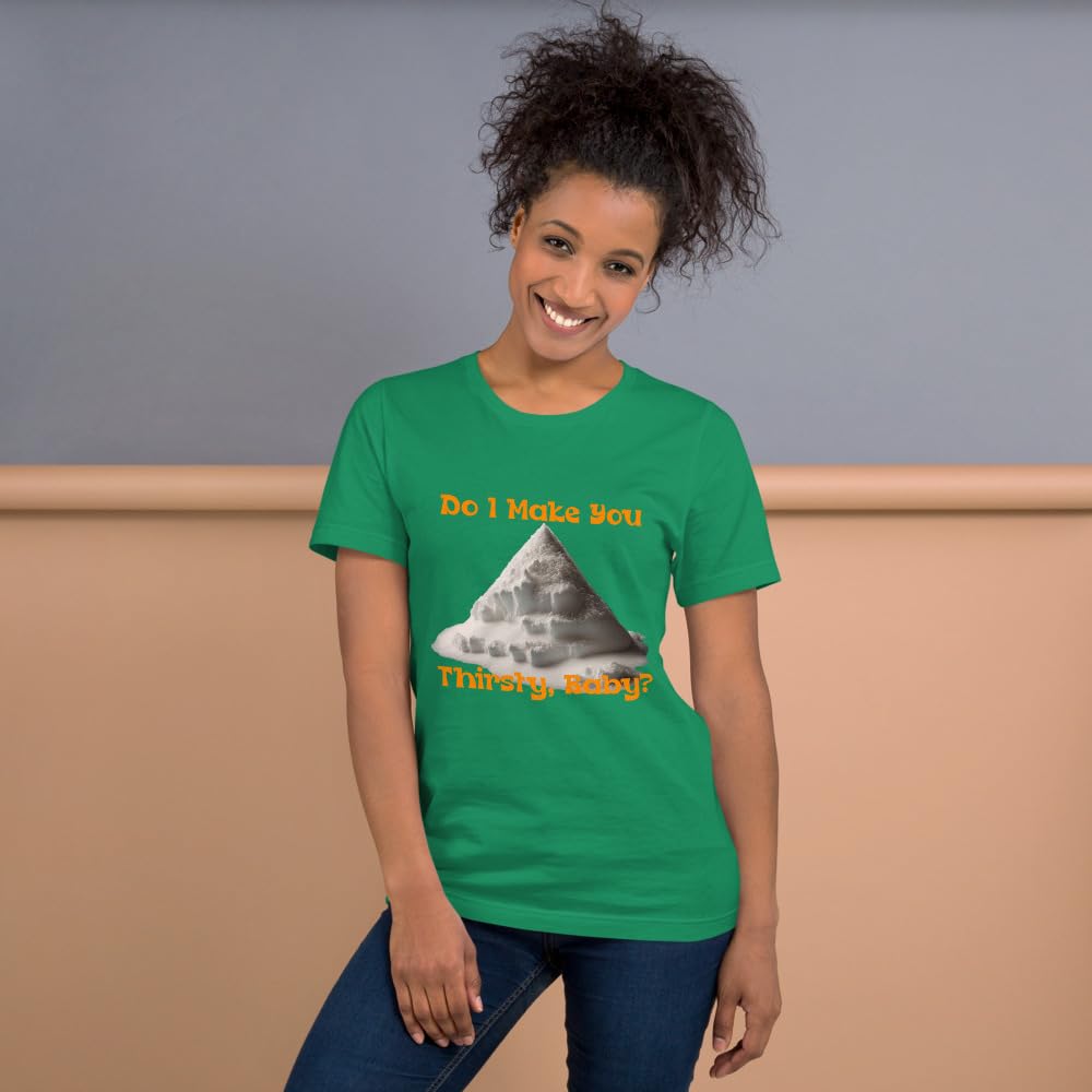 Unisex Salt Sugar Thirsty Graphic T-Shirt Funny Baby Adult Short Sleeve Casual Trendy