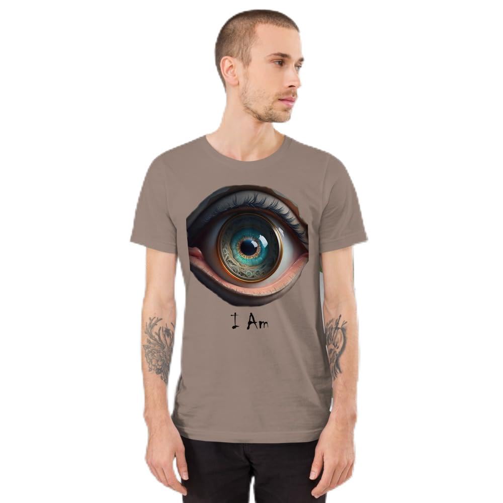 Unisex Eye I Am Creepy Scary Weird Eyeball Body Intimidating Eery Short Sleeve Graphic Funny Adult Men Women Casual Trendy