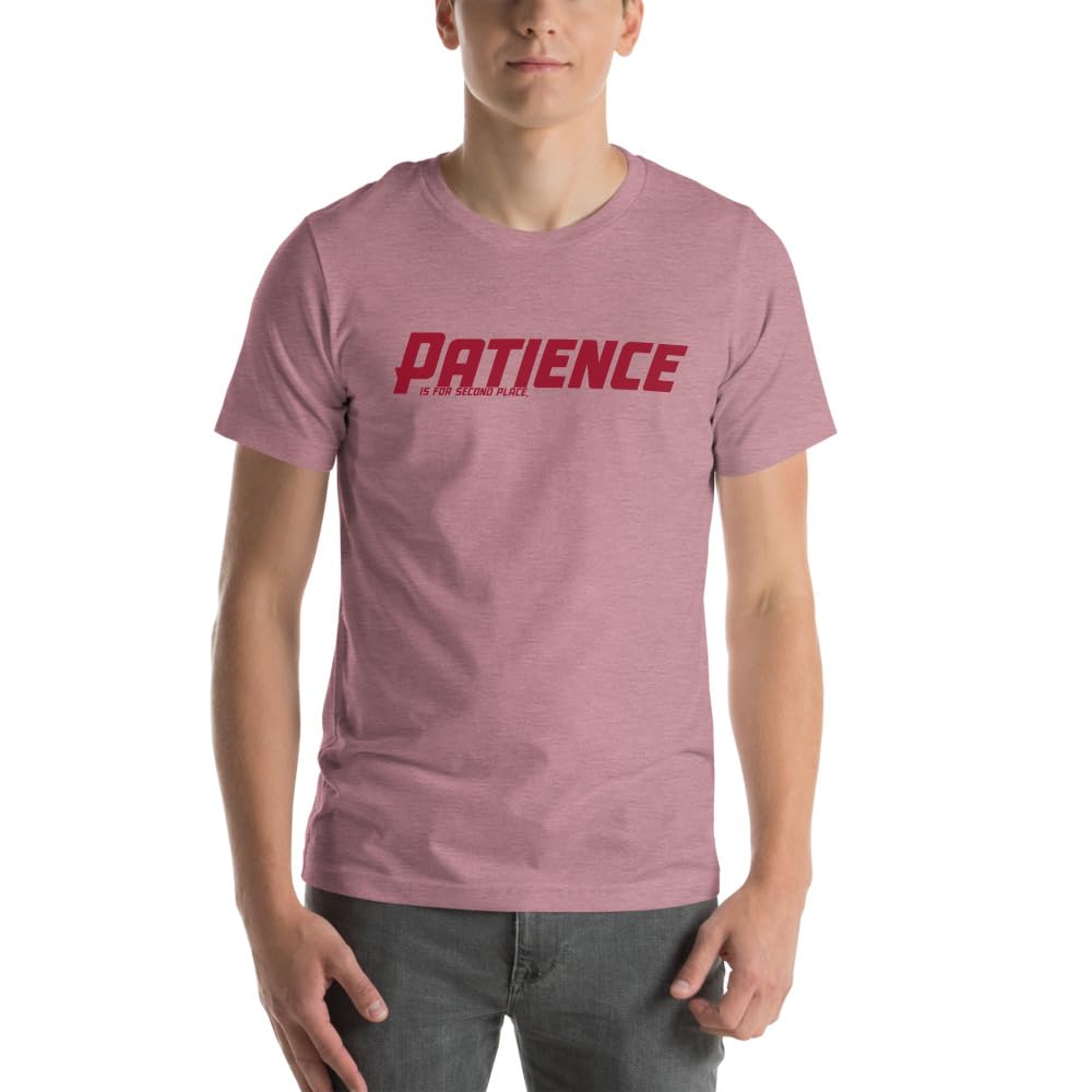 Unisex Patience No Patience Racing First Place Second Place Car Indy T-Shirt Short Sleeve Graphic Funny Adult Casual Trendy