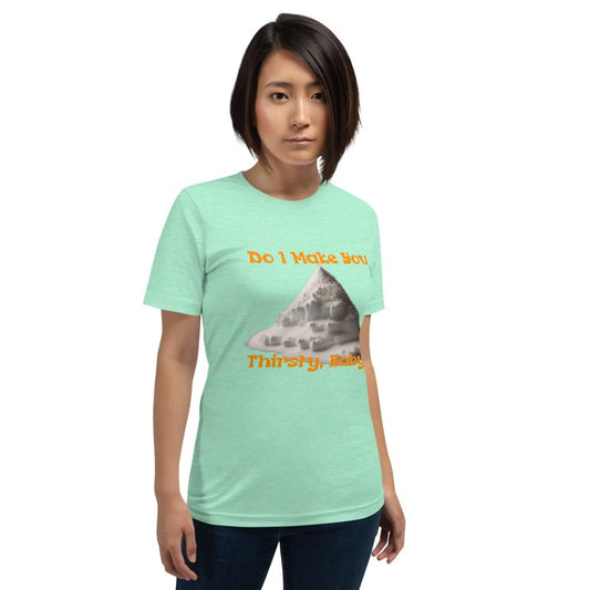 Unisex Salt Sugar Thirsty Graphic T-Shirt Funny Baby Adult Short Sleeve Casual Trendy