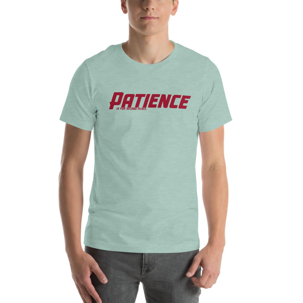 Unisex Patience No Patience Racing First Place Second Place Car Indy T-Shirt Short Sleeve Graphic Funny Adult Casual Trendy