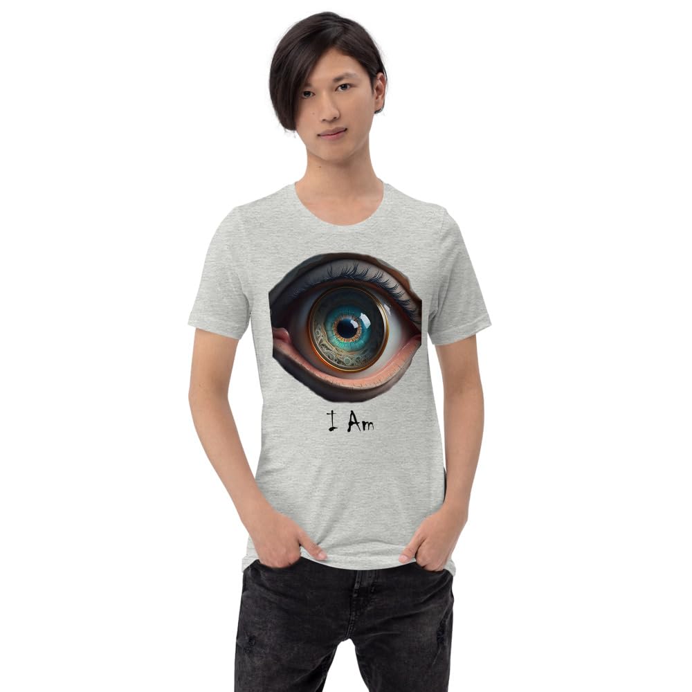 Unisex Eye I Am Creepy Scary Weird Eyeball Body Intimidating Eery Short Sleeve Graphic Funny Adult Men Women Casual Trendy