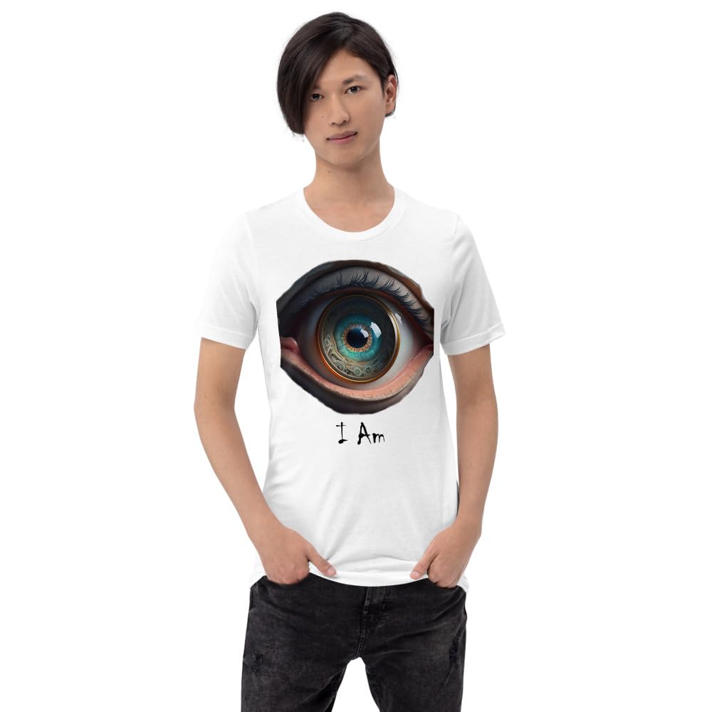 Unisex Eye I Am Creepy Scary Weird Eyeball Body Intimidating Eery Short Sleeve Graphic Funny Adult Men Women Casual Trendy