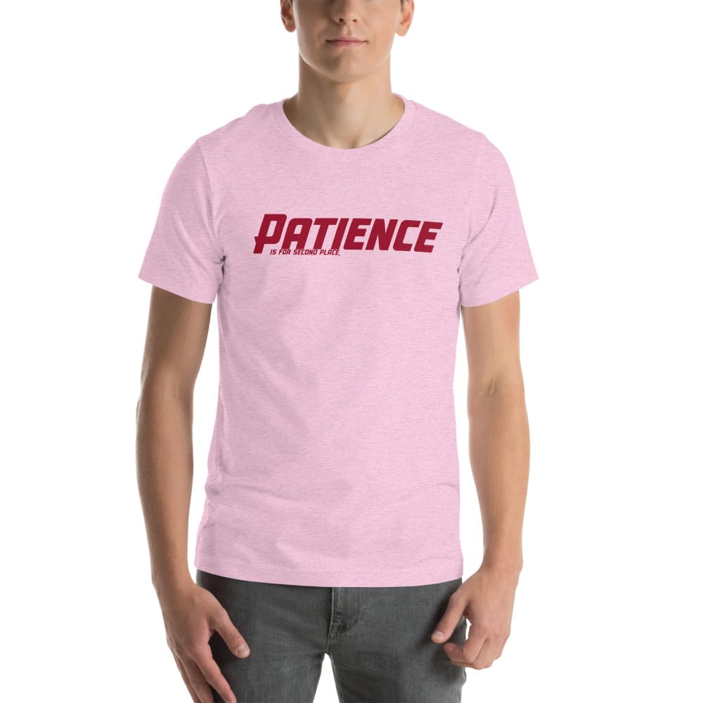 Unisex Patience No Patience Racing First Place Second Place Car Indy T-Shirt Short Sleeve Graphic Funny Adult Casual Trendy