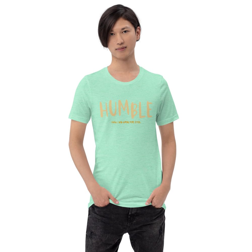 Unisex Humble Wrong More Often Always Right Arrogant Sarcasm Wish T-Shirt Short Sleeve Graphic Funny Adult Casual Trendy