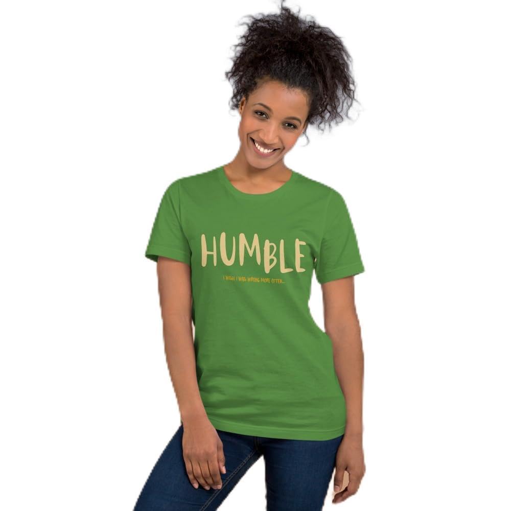 Unisex Humble Wrong More Often Always Right Arrogant Sarcasm Wish T-Shirt Short Sleeve Graphic Funny Adult Casual Trendy