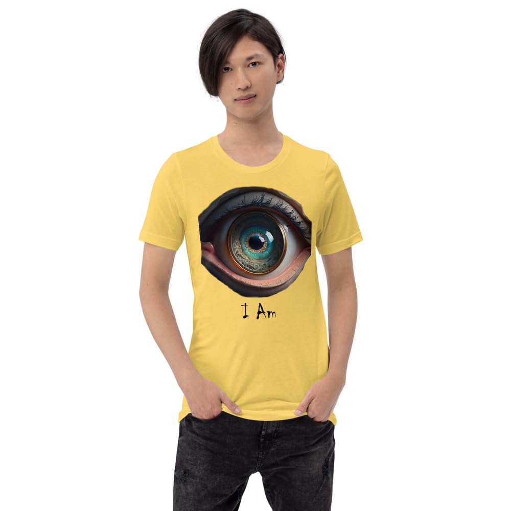 Unisex Eye I Am Creepy Scary Weird Eyeball Body Intimidating Eery Short Sleeve Graphic Funny Adult Men Women Casual Trendy