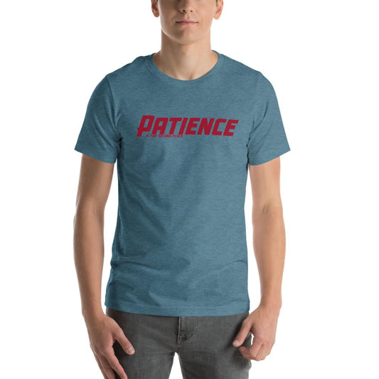 Unisex Patience No Patience Racing First Place Second Place Car Indy T-Shirt Short Sleeve Graphic Funny Adult Casual Trendy
