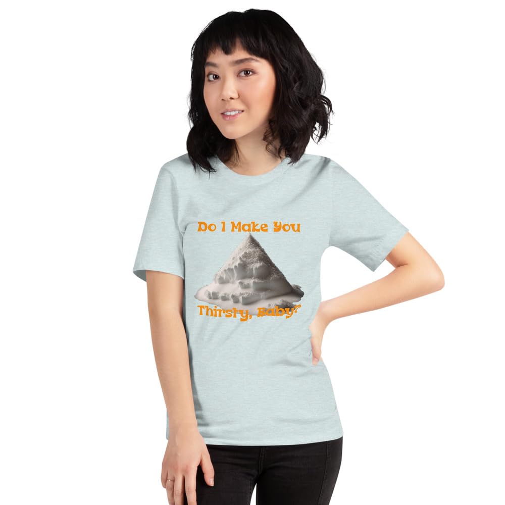 Unisex Salt Sugar Thirsty Graphic T-Shirt Funny Baby Adult Short Sleeve Casual Trendy