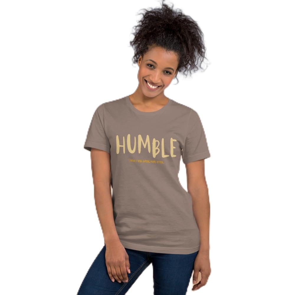 Unisex Humble Wrong More Often Always Right Arrogant Sarcasm Wish T-Shirt Short Sleeve Graphic Funny Adult Casual Trendy