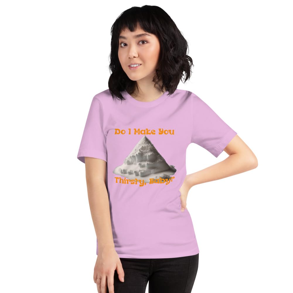 Unisex Salt Sugar Thirsty Graphic T-Shirt Funny Baby Adult Short Sleeve Casual Trendy