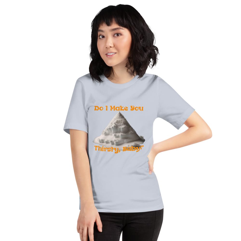 Unisex Salt Sugar Thirsty Graphic T-Shirt Funny Baby Adult Short Sleeve Casual Trendy