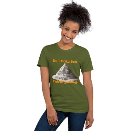 Unisex Salt Sugar Thirsty Graphic T-Shirt Funny Baby Adult Short Sleeve Casual Trendy