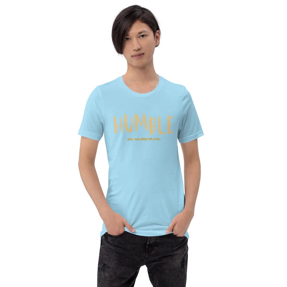 Unisex Humble Wrong More Often Always Right Arrogant Sarcasm Wish T-Shirt Short Sleeve Graphic Funny Adult Casual Trendy