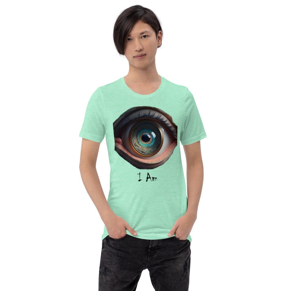 Unisex Eye I Am Creepy Scary Weird Eyeball Body Intimidating Eery Short Sleeve Graphic Funny Adult Men Women Casual Trendy