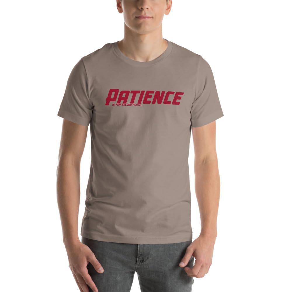 Unisex Patience No Patience Racing First Place Second Place Car Indy T-Shirt Short Sleeve Graphic Funny Adult Casual Trendy