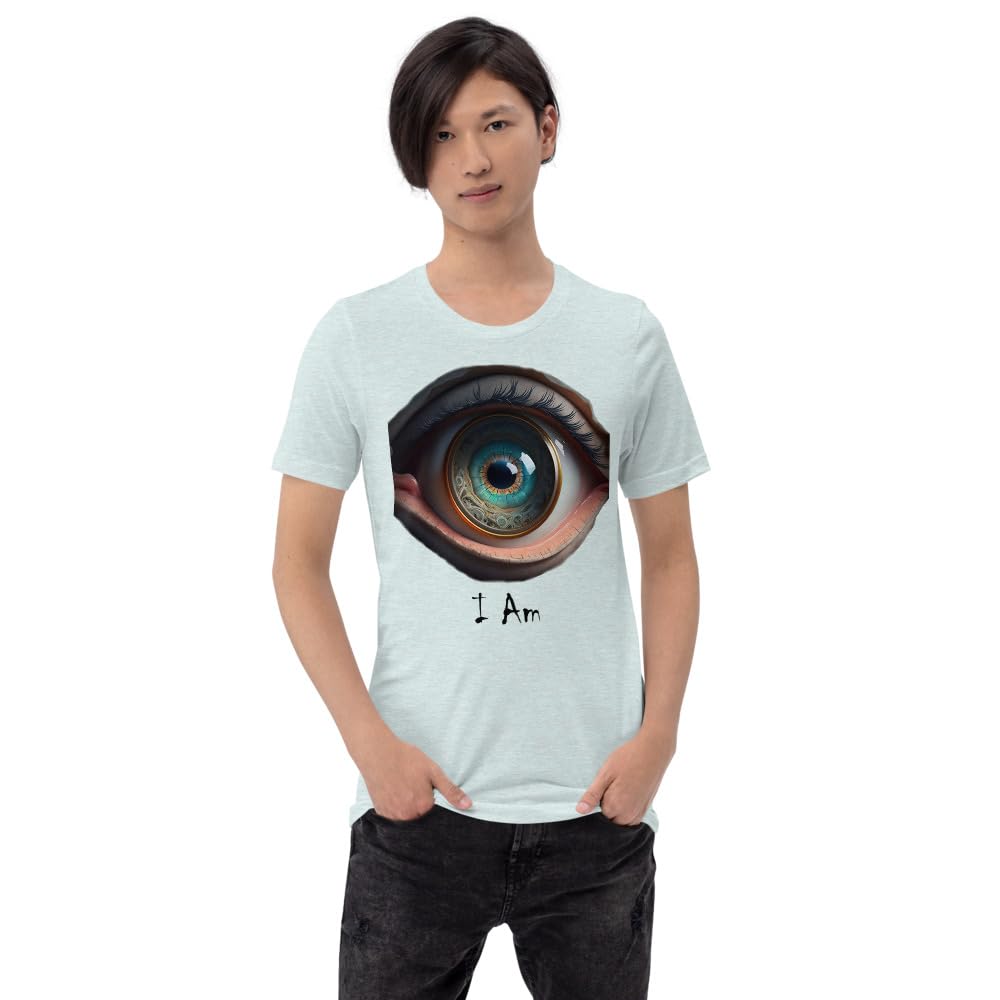 Unisex Eye I Am Creepy Scary Weird Eyeball Body Intimidating Eery Short Sleeve Graphic Funny Adult Men Women Casual Trendy
